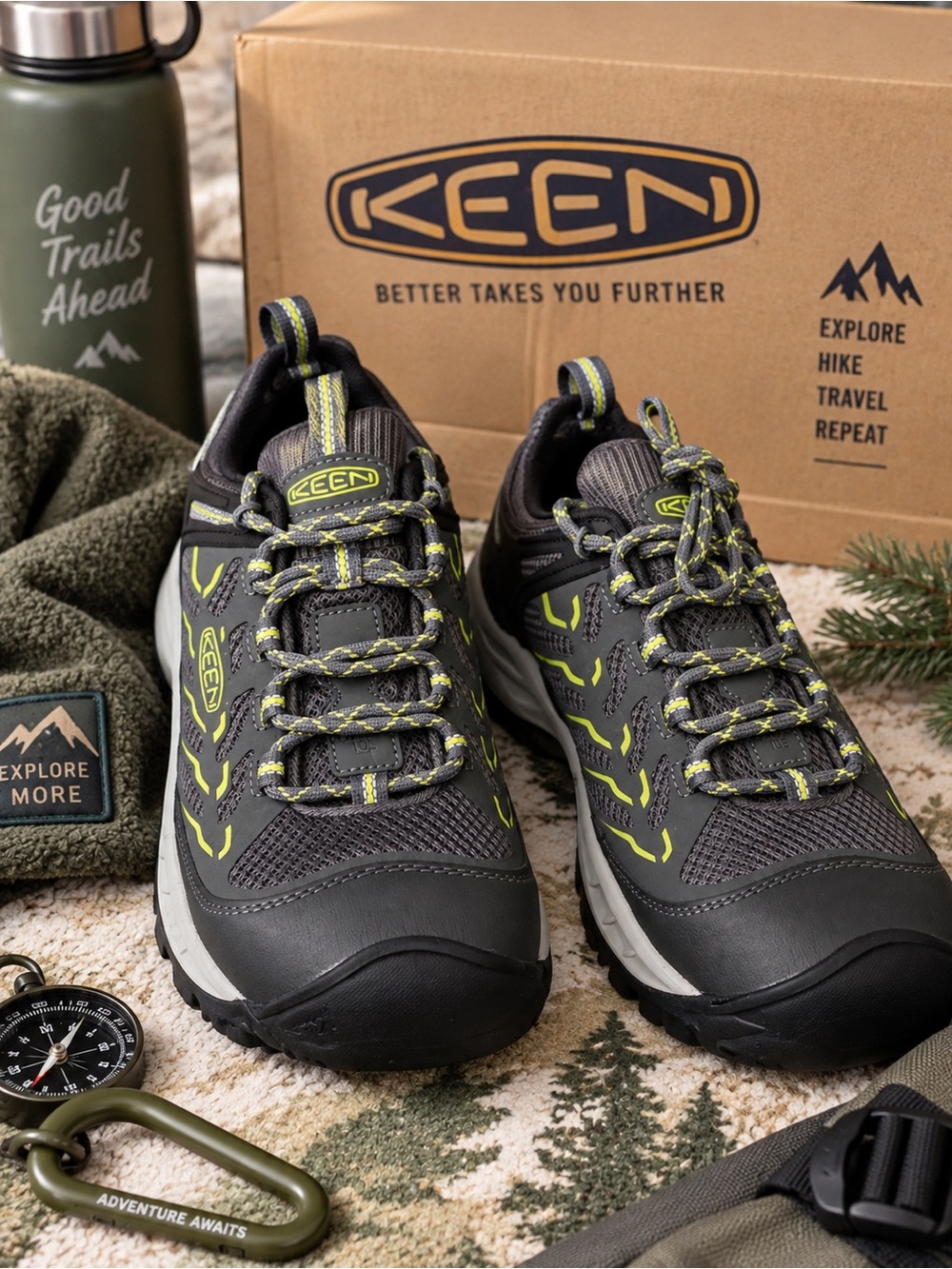 KEEN Utility Flint II Sport Women 9 Carbon Fiber Safety Toe Work Shoes 1023226